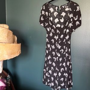 HOT TOPIC CAT FACE DRESS XL LIKE NEW